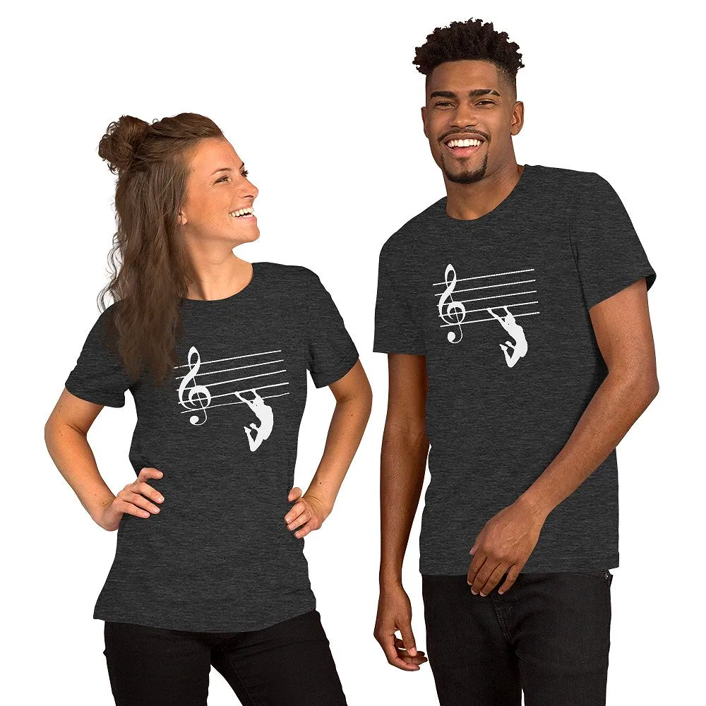 Unisex t-shirt in Dark Grey Heather