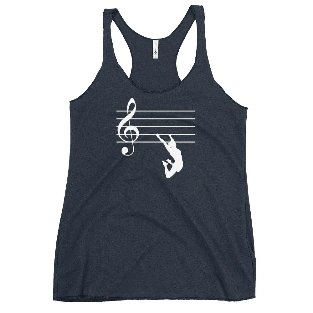 Women’s Racerback Tank in Vintage Navy