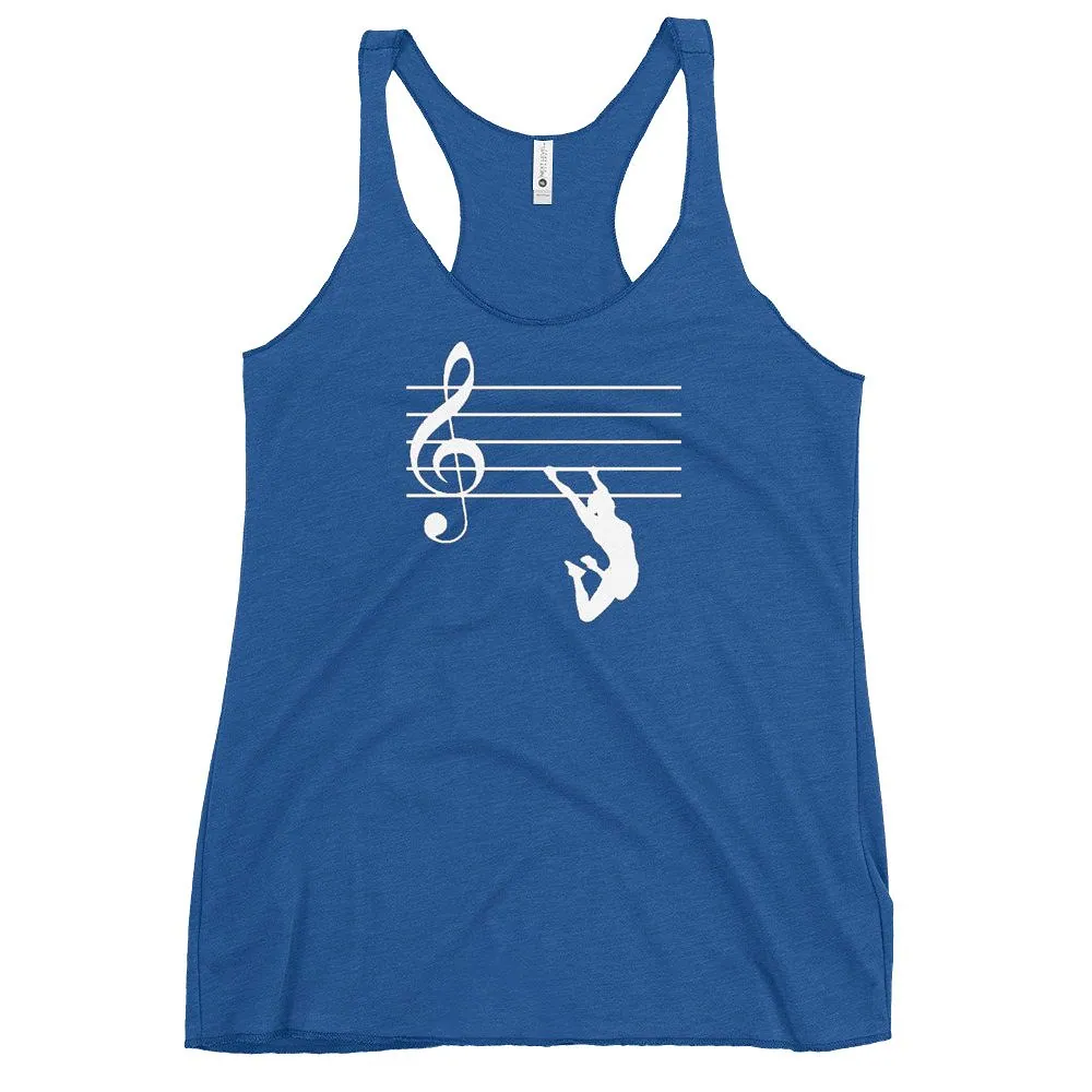Women’s Racerback Tank in Vintage Royal