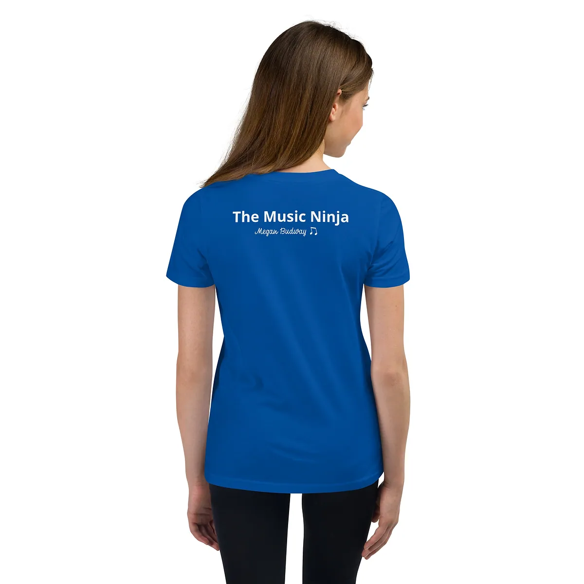 Youth Short Sleeve T-Shirt in True Royal, back