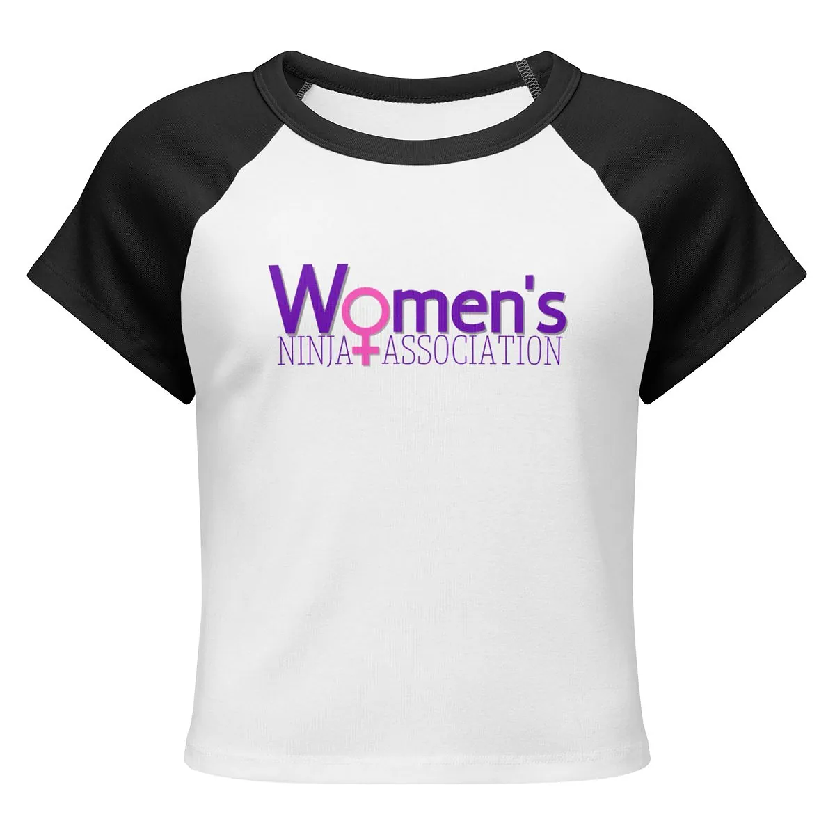 WNA Baseball Tee in White/Black