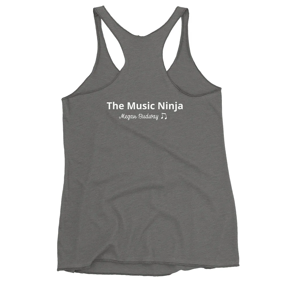 Women’s Racerback Tank in Premium Heather, back