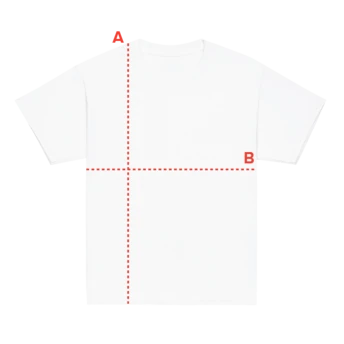 How to measure: A Length, B Chest