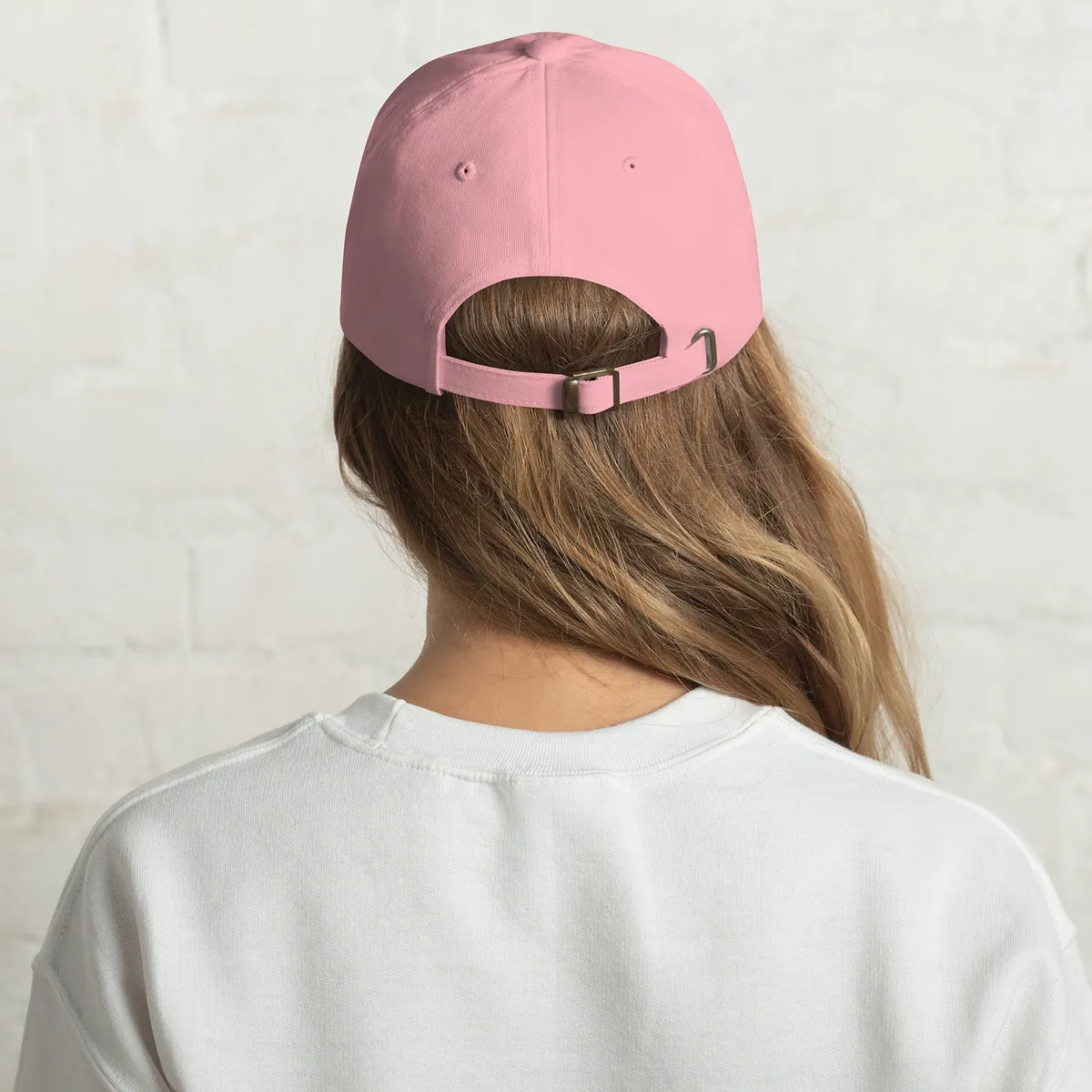 WNA Hat in Pink, back