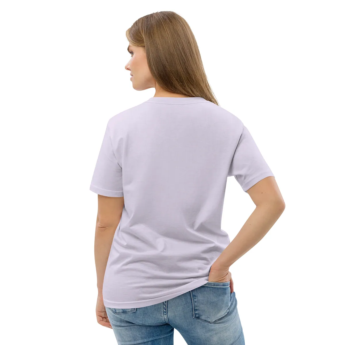 WNA Unisex T-Shirt in Lavender, back