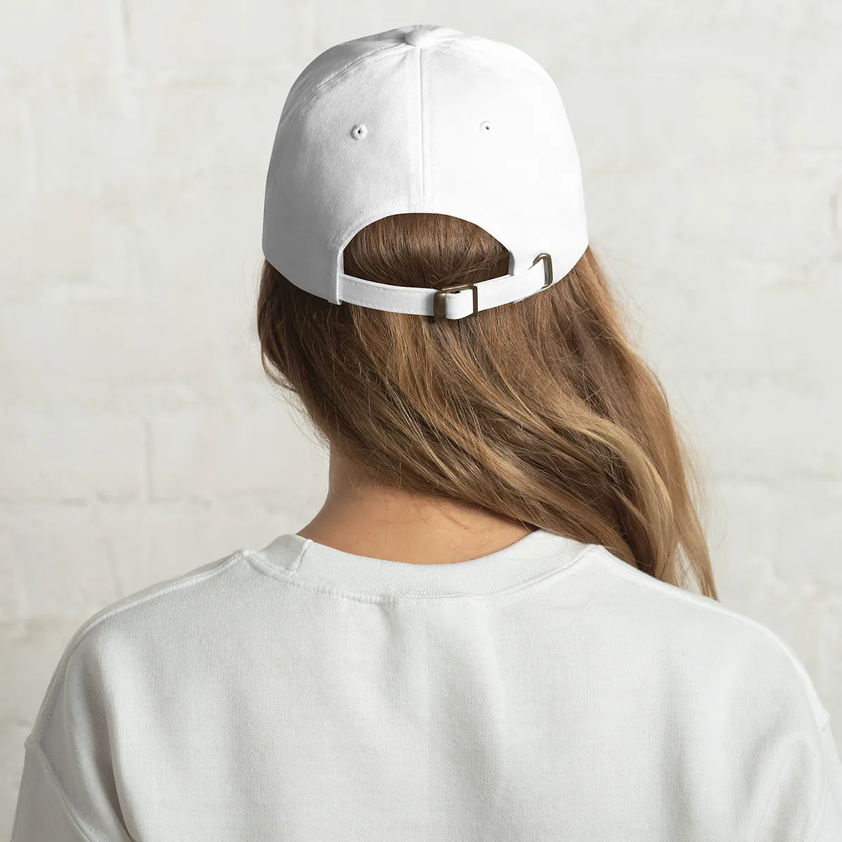 WNA Hat in White, back