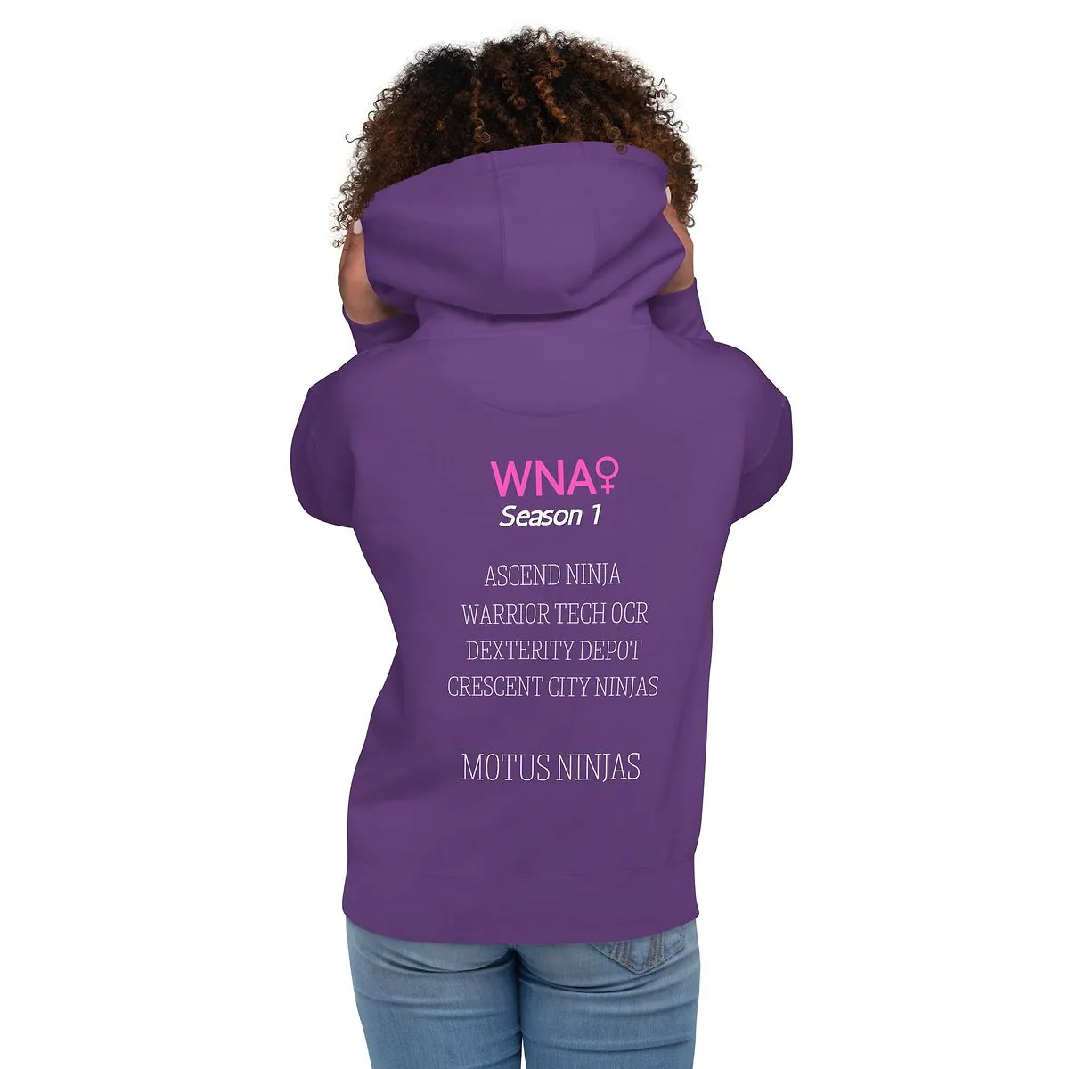 WNA Season 1 Tour Hoodie in Purple