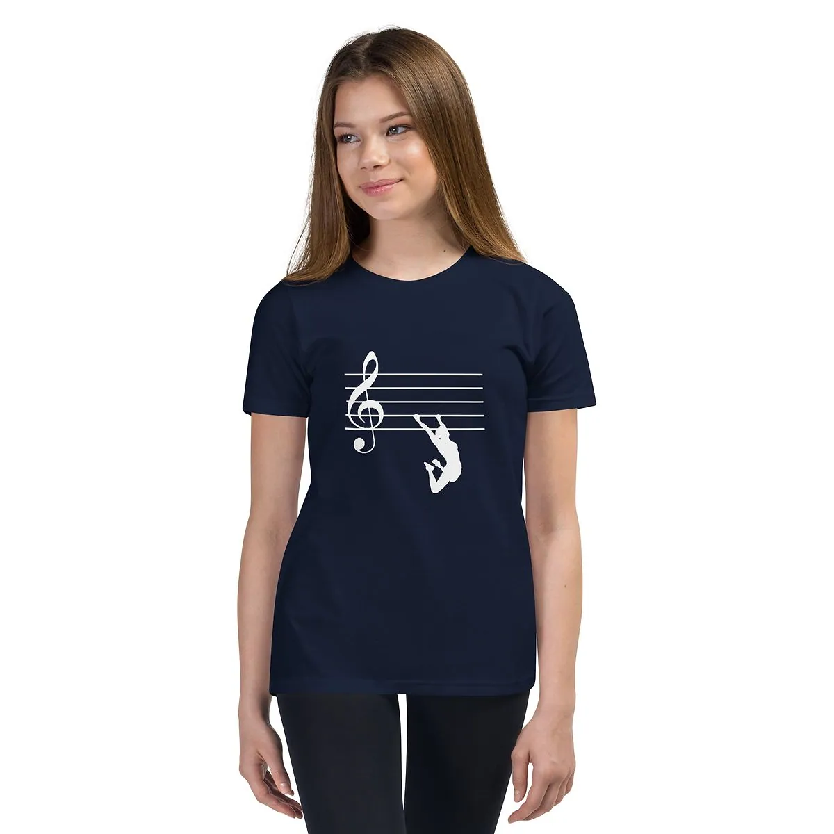 Youth Short Sleeve T-Shirt in Navy