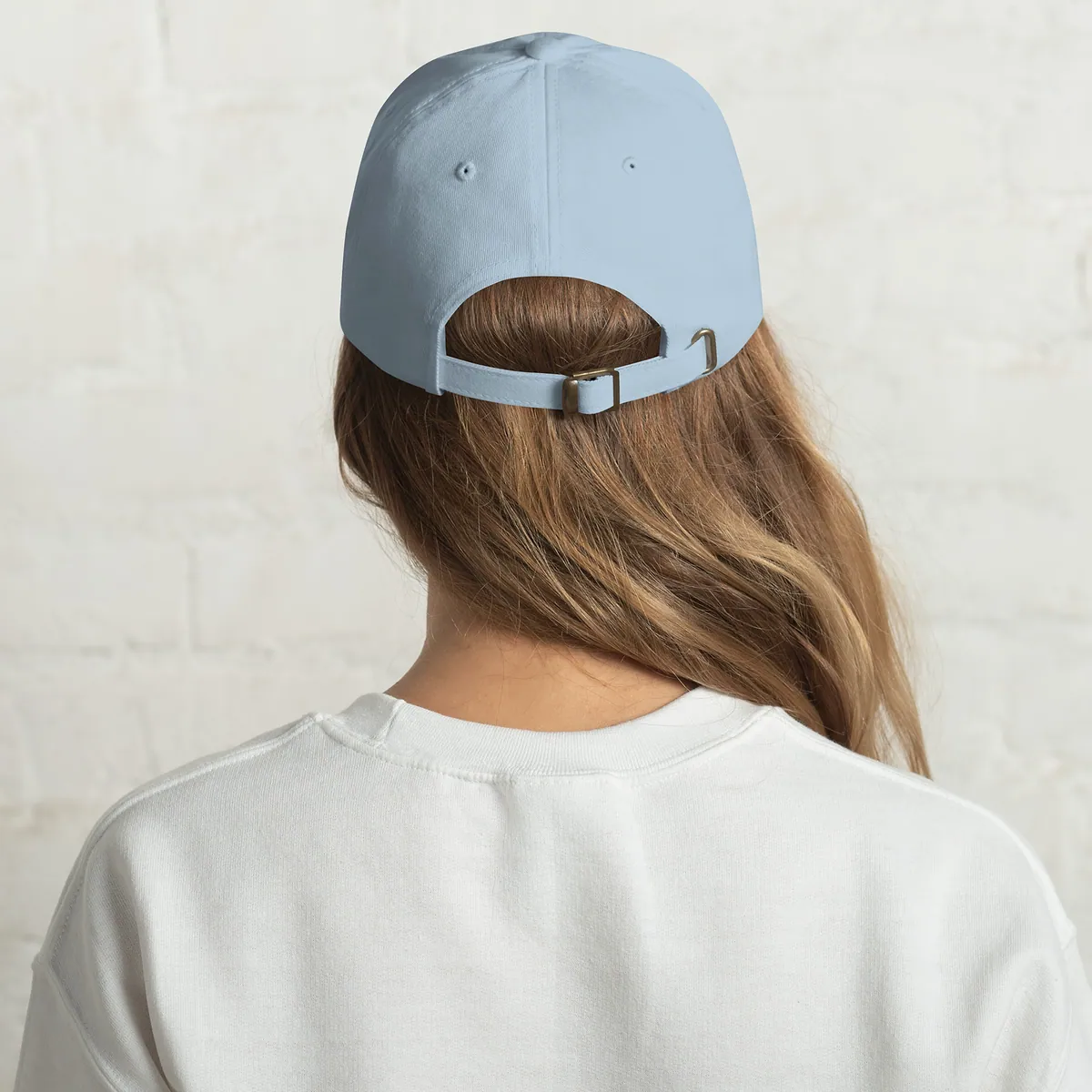WNA Hat in Light Blue, back