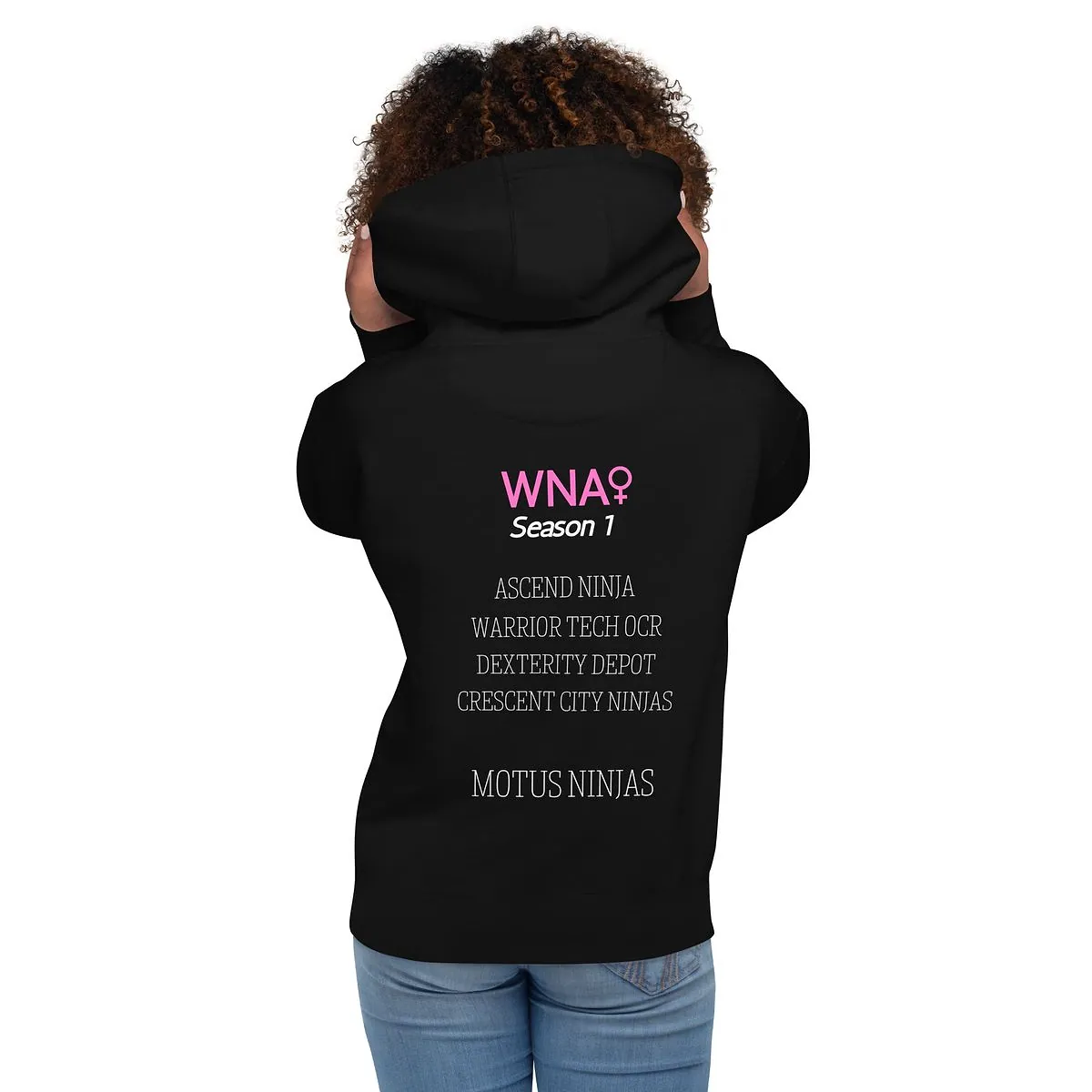 WNA Season 1 Tour Hoodie in Black