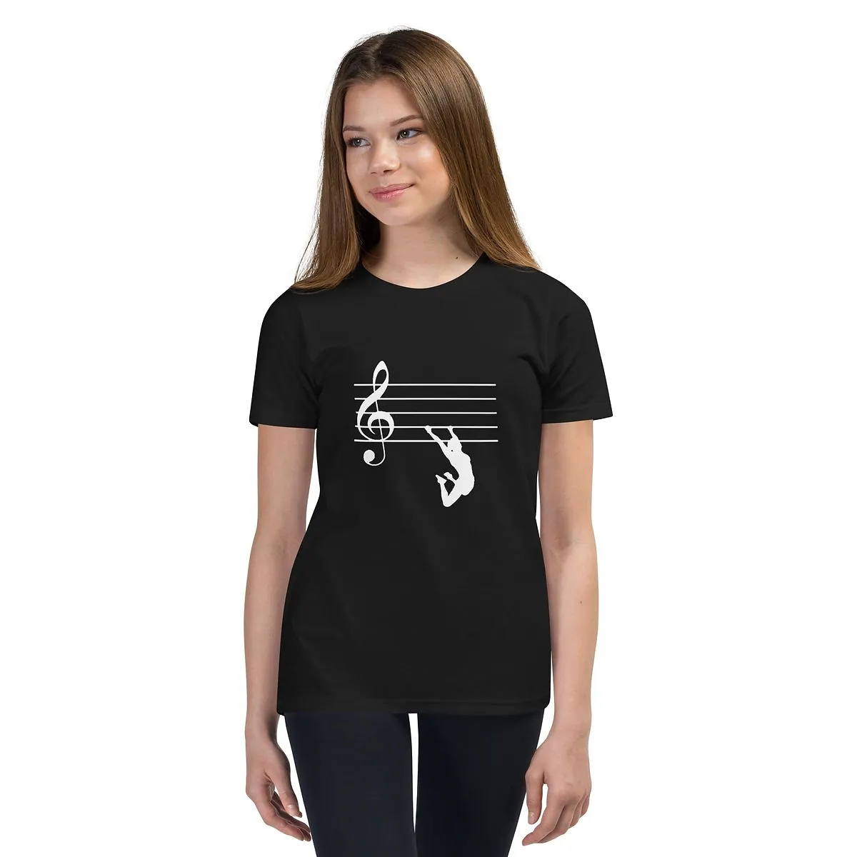 Youth Short Sleeve T-Shirt in Black