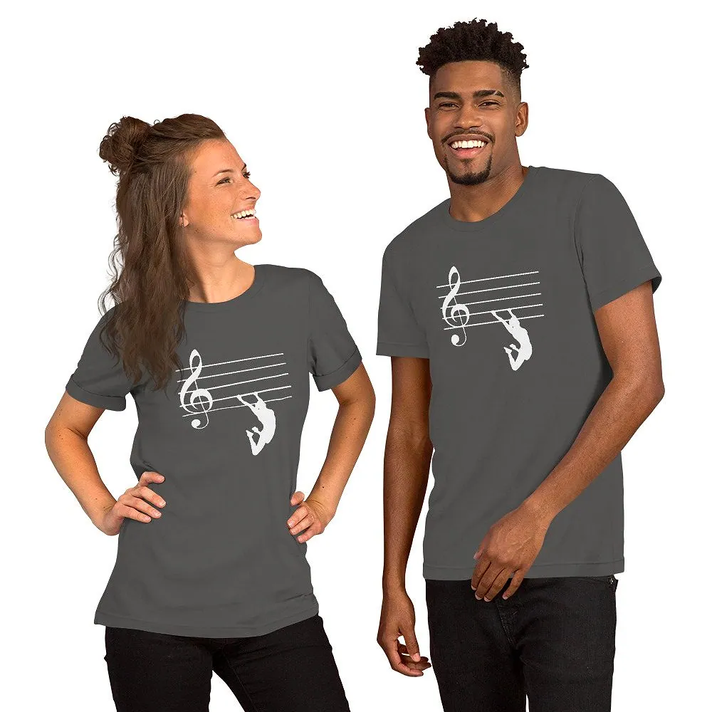 Unisex t-shirt in Asphalt