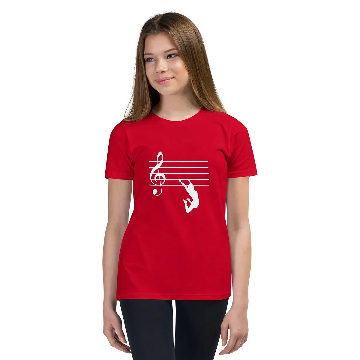 Youth Short Sleeve T-Shirt in Red