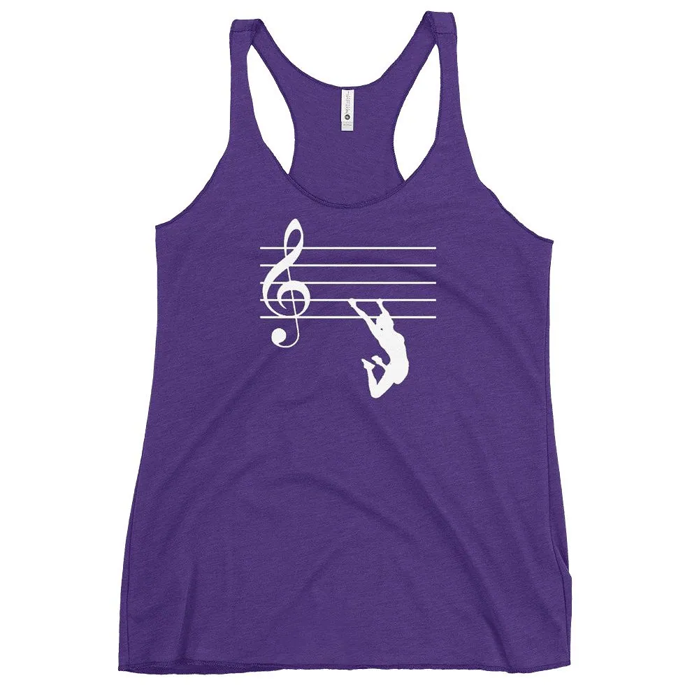 Women’s Racerback Tank in Purple Rush