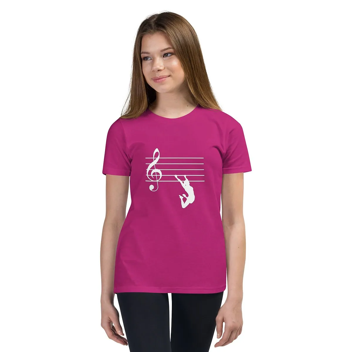 Youth Short Sleeve T-Shirt in Berry