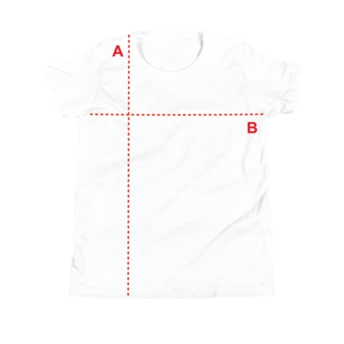 How to measure: A Length, B Chest
